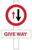 Give way to traffic